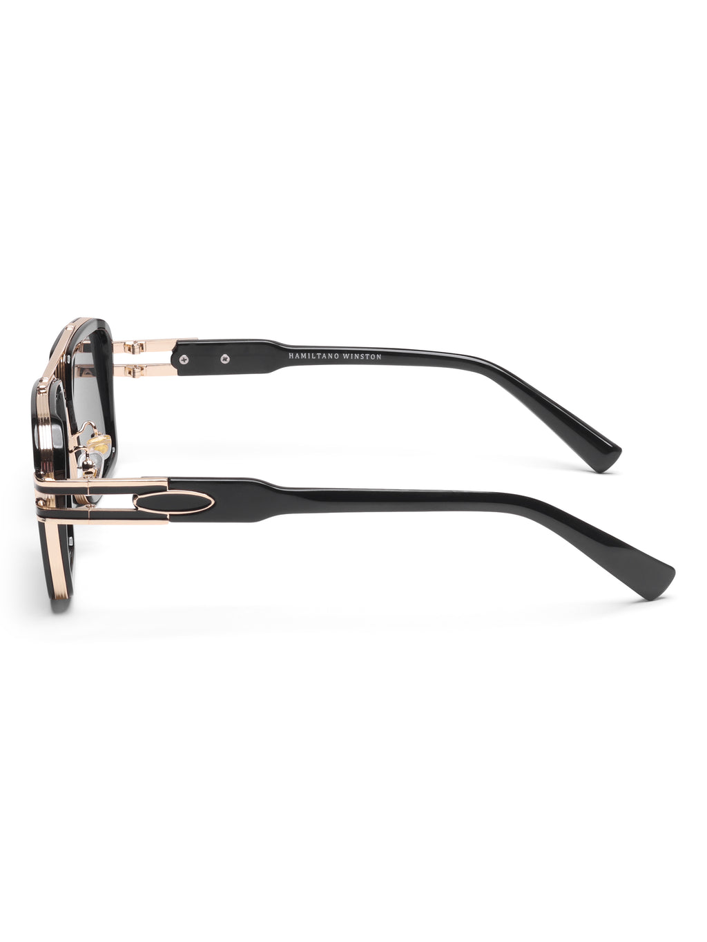 Alvero Black Wayfarer Mens Sunglasses