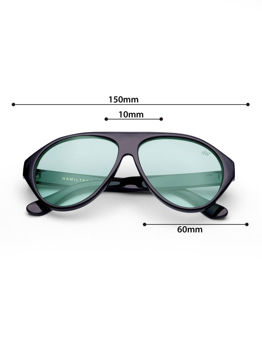 Men's UV Protected Gold Green Aviator Sunglasses