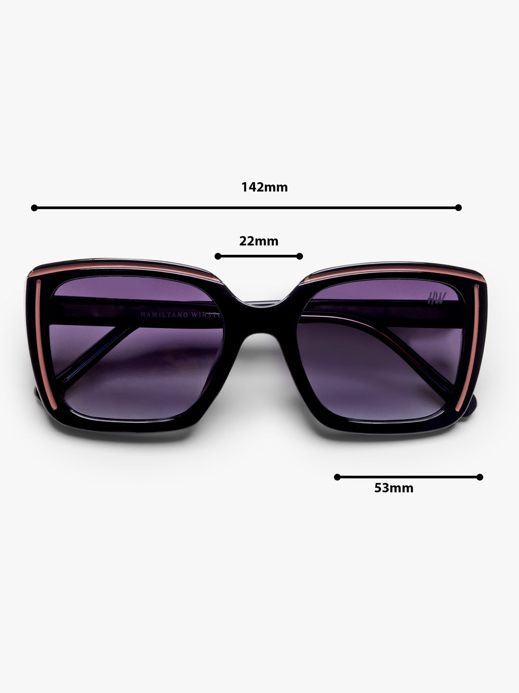 Nayelle Purple Square Women Sunglasses