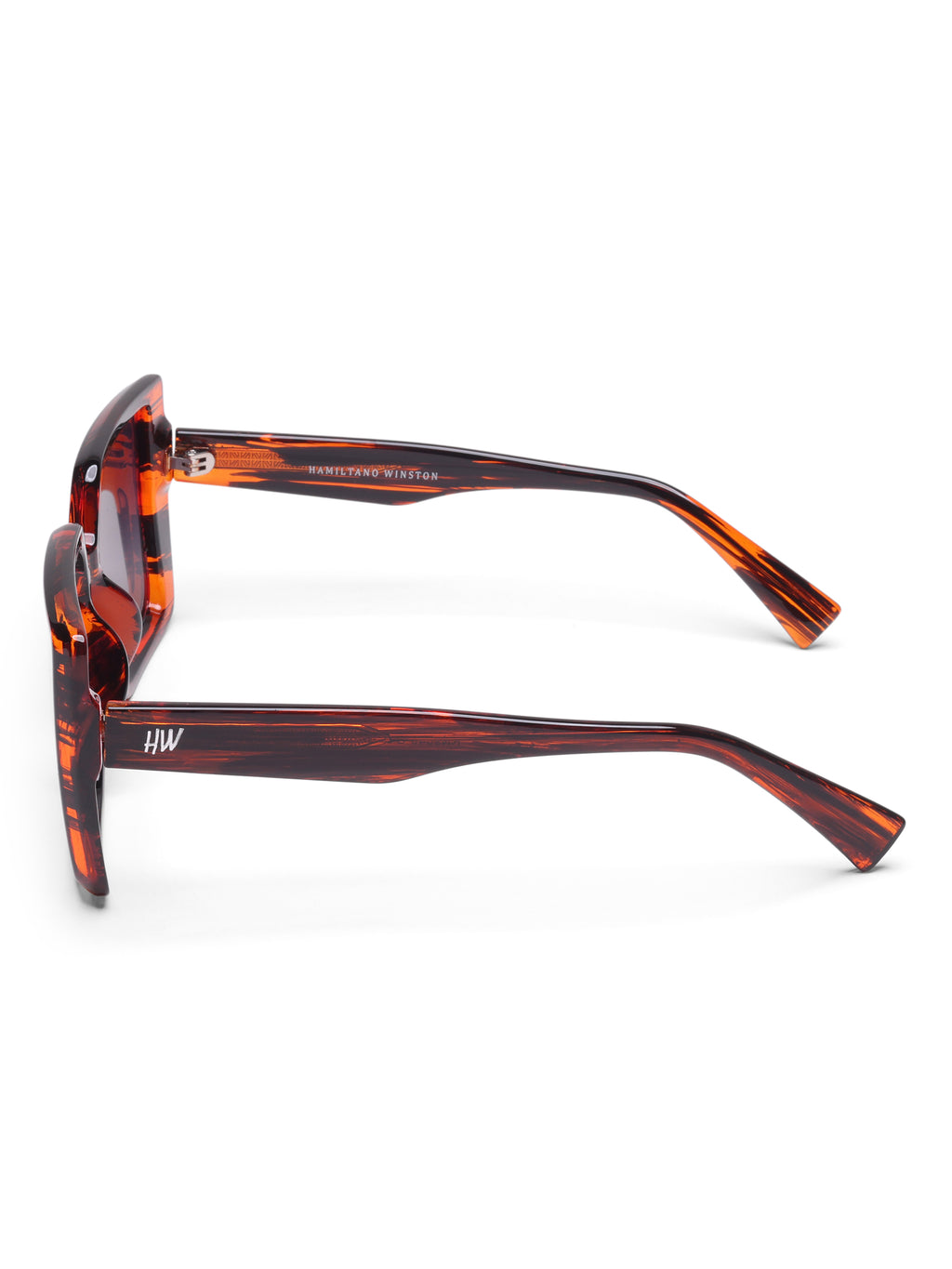 Noelle Black Leopard Oversized Square UV Protected Womens Sunglasses