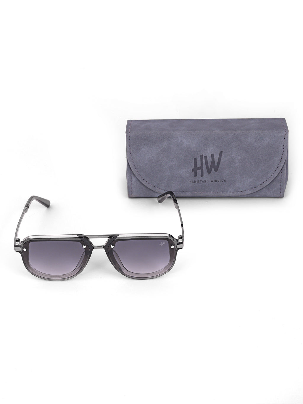 Men Wayfarer UV Protected Sunglasses Light Black