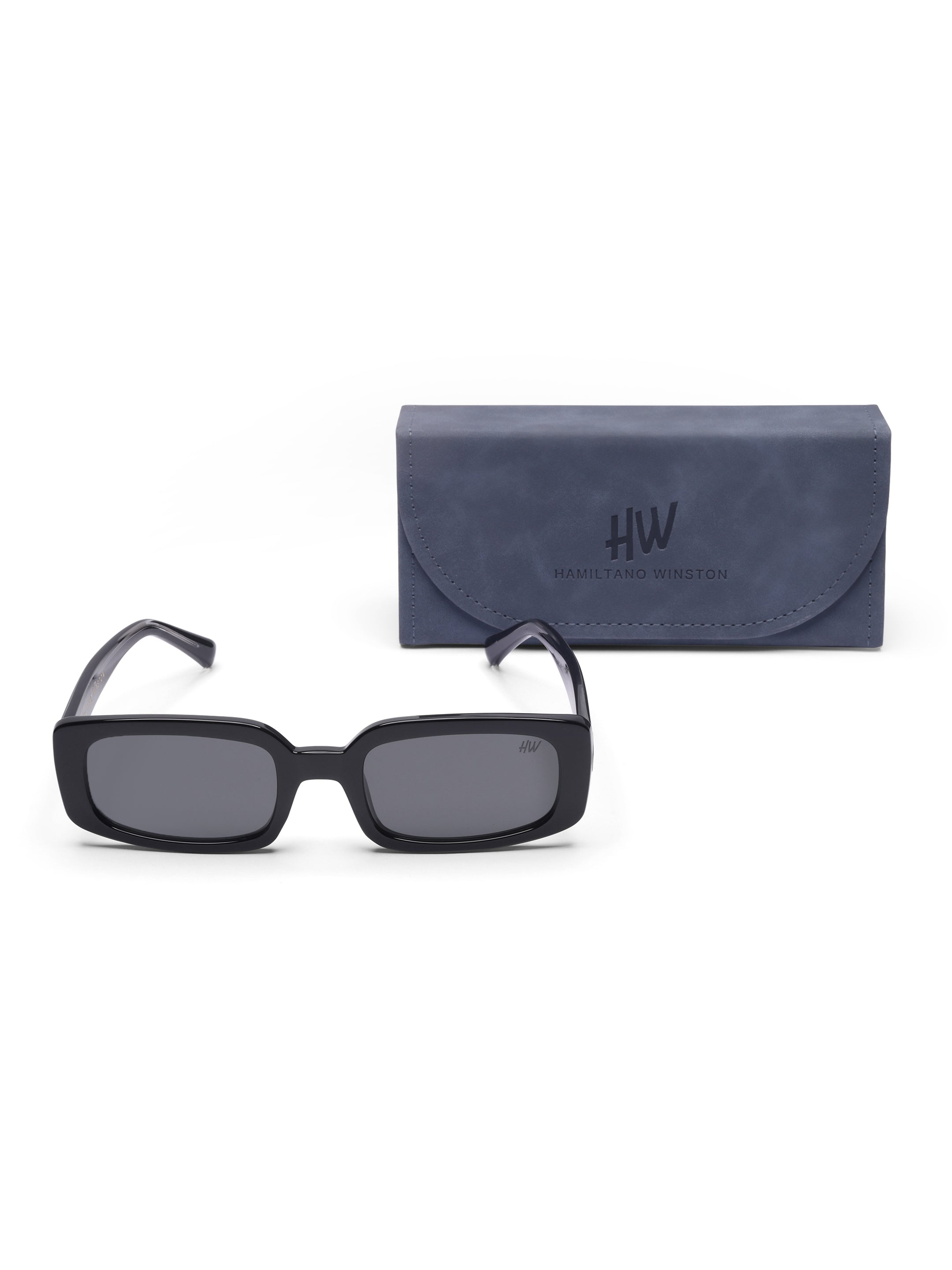 Women's Black Sleek Sunglasses
