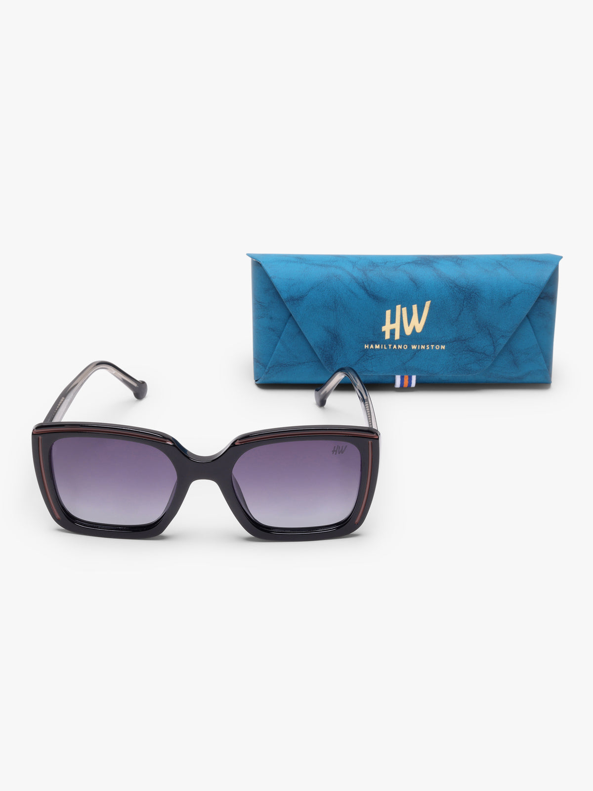 Nayelle Purple Square Women Sunglasses