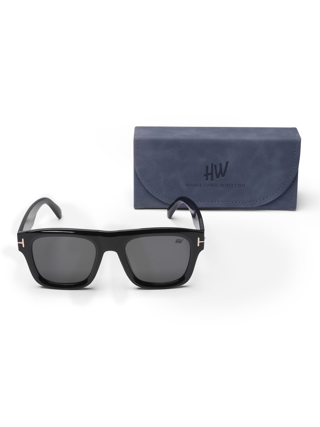 Men's UV Protected Black Wayfarer Sunglasses