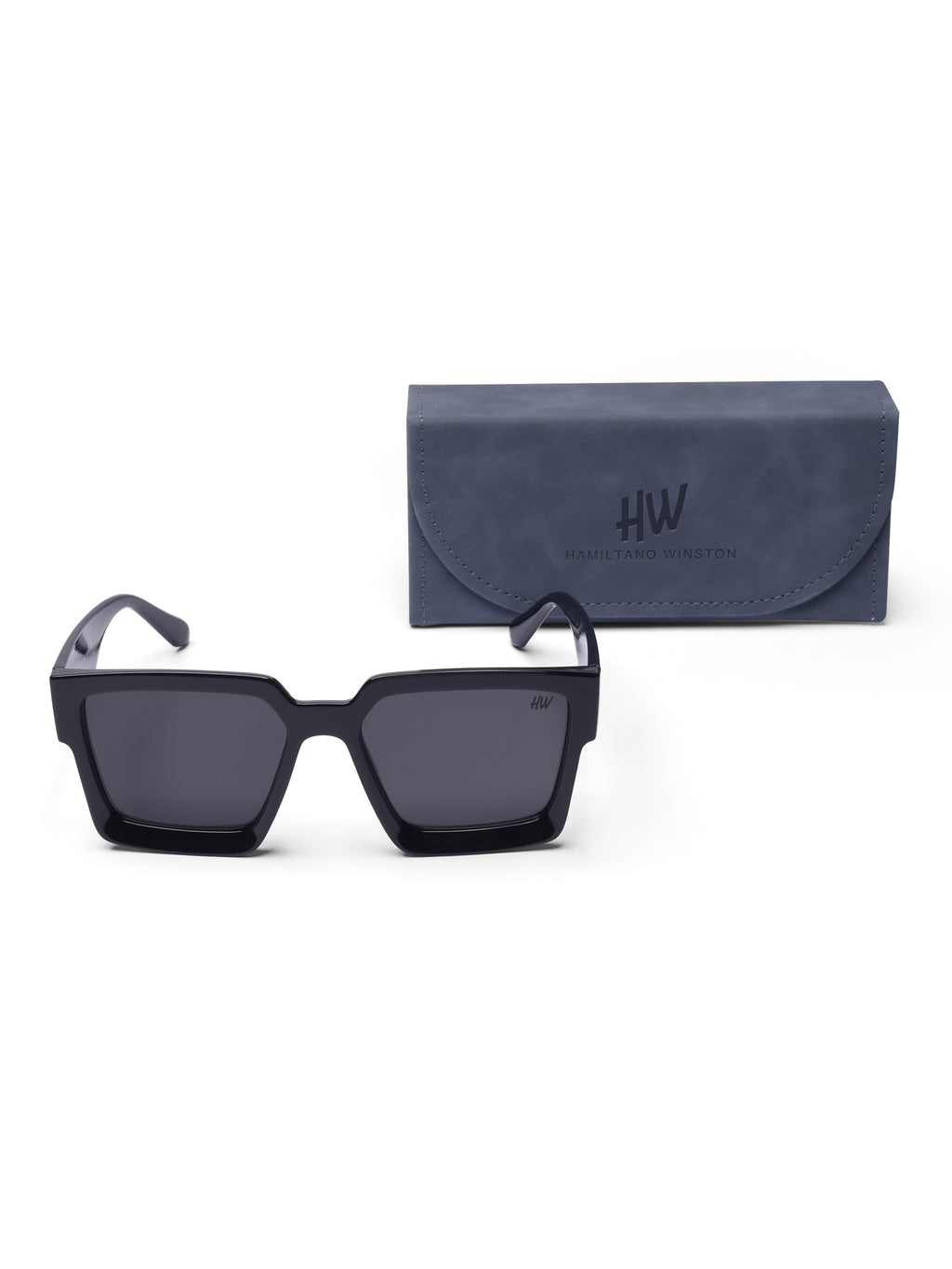 Men's UV Protected Gold Black Wayfarer Sunglasses