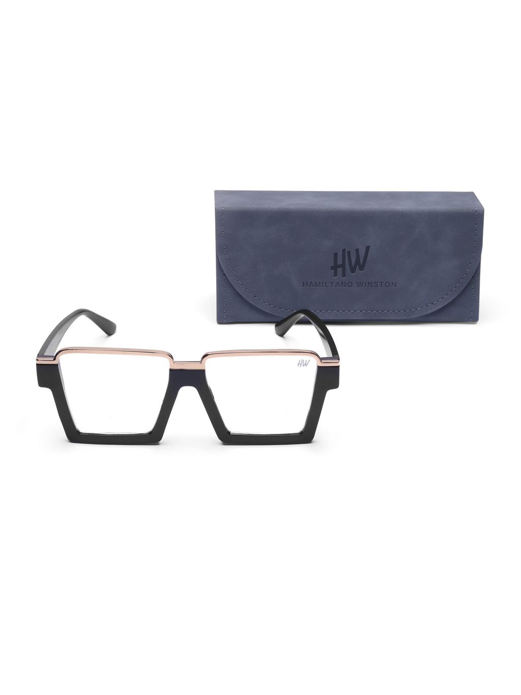 Women's Gold Black Acetate Frame Sunglasses