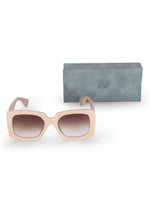 Women's Polarized Brown Rectangular Oversized Sunglasses