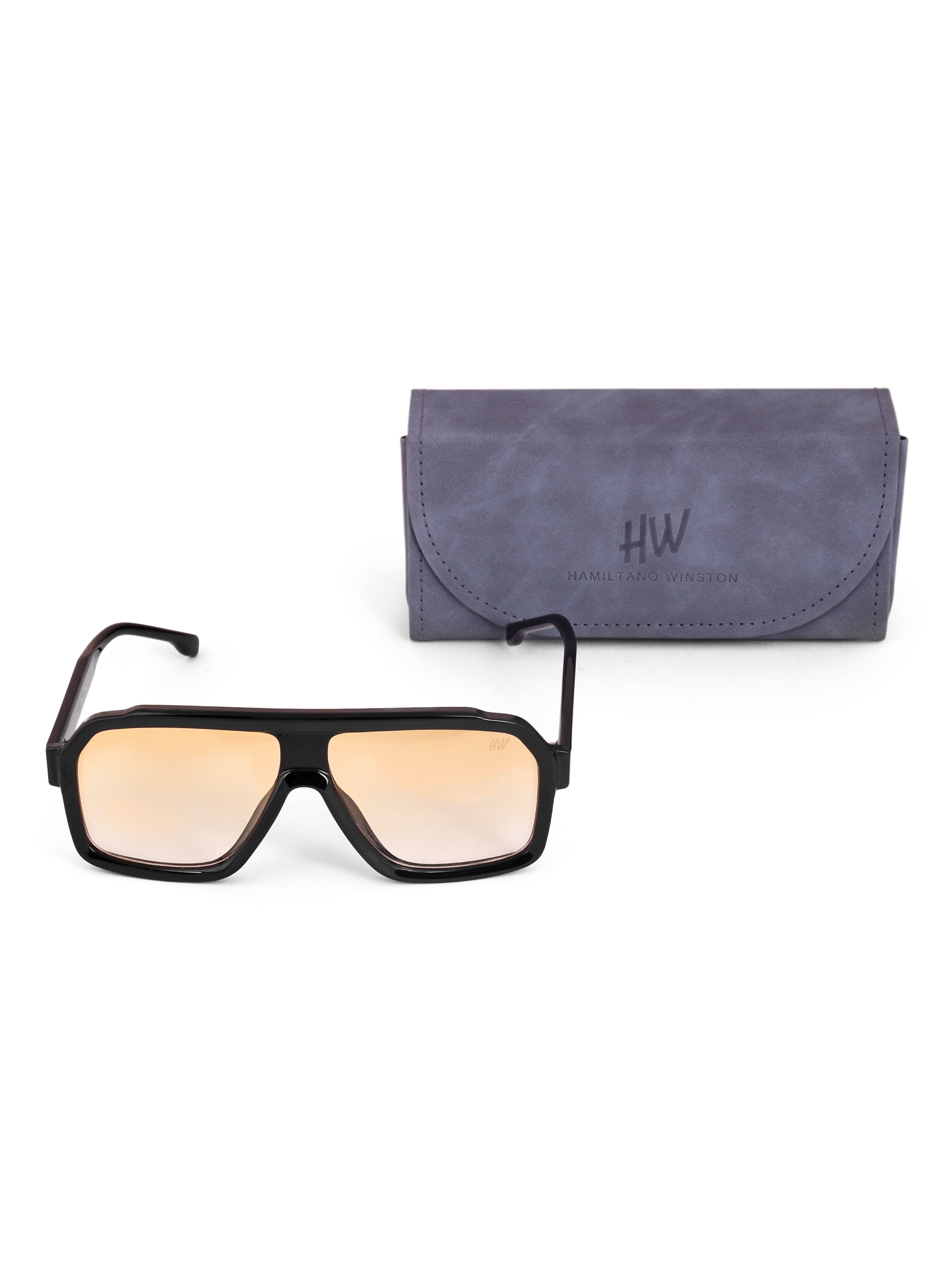 Men's Classic Yellow Wayfarer Sunglasses