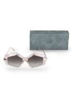 Women's Transparent Brown UV Protected Sunglasses