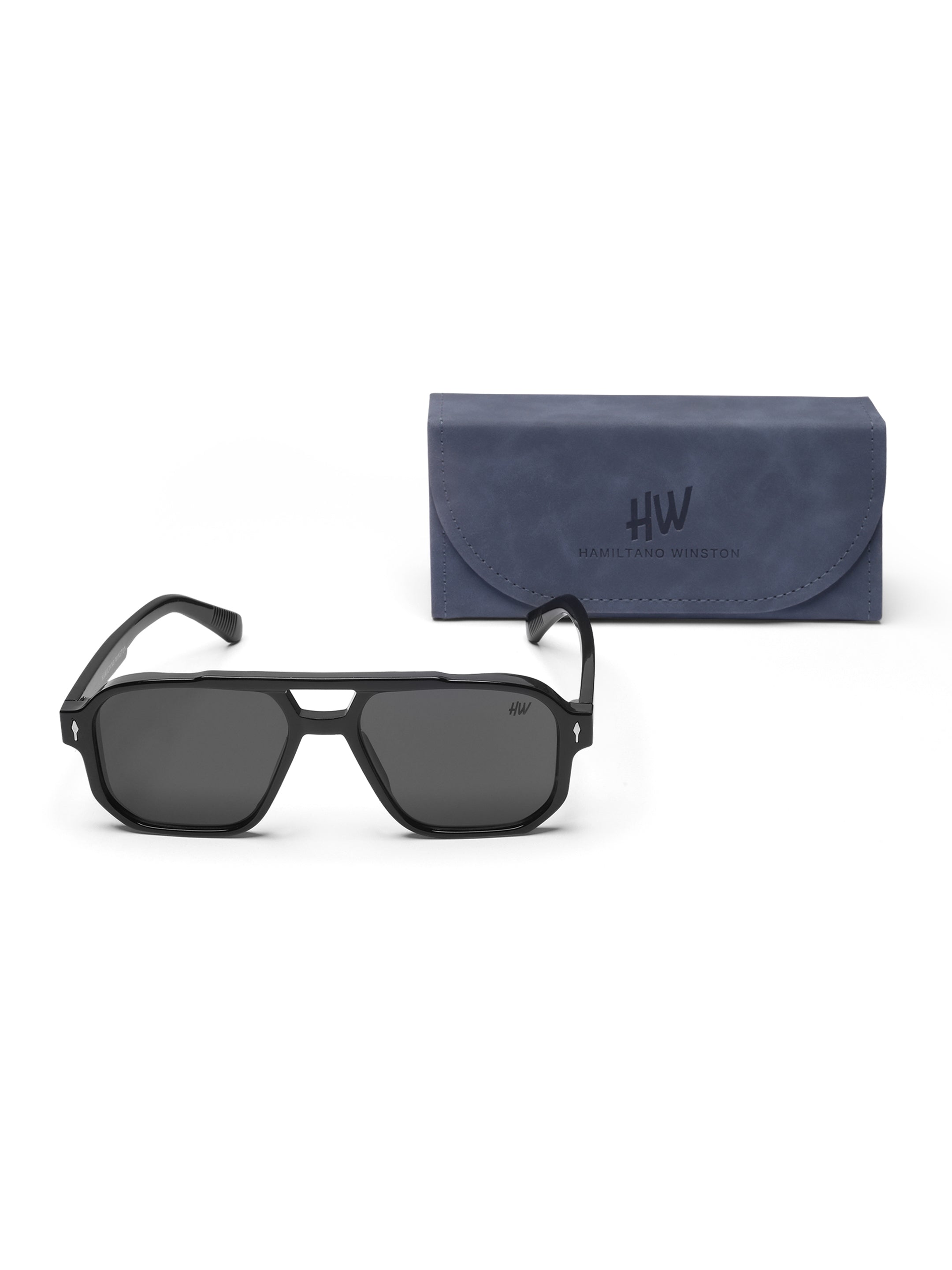 Men's UV Protected Black Wayfarer Sunglasses