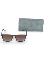 Men's Brown Wayfarer Rectangular Sunglasses