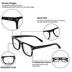Hw wayfarer black optical