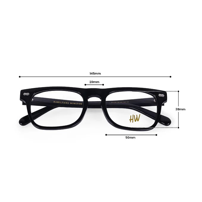Hw wayfarer black optical