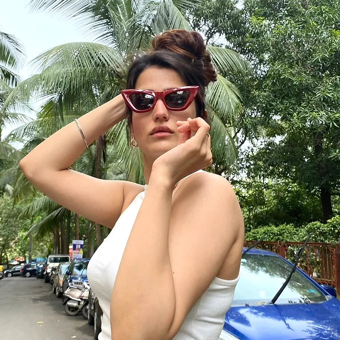 Black cateye polarized