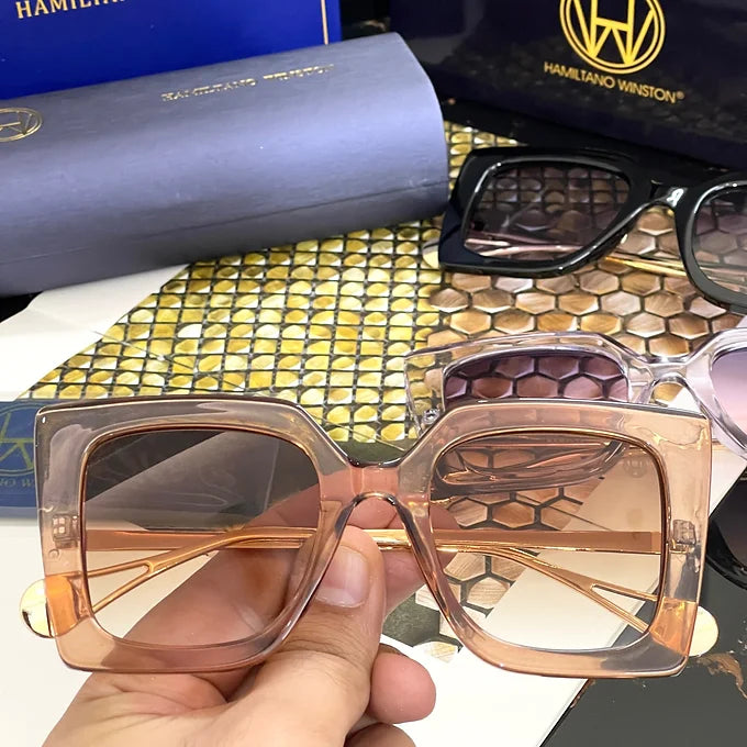 Peach frame peach lens