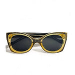 Black Yellow Womens Sunglasses