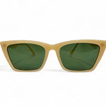 Nude pink 100% polarized quirky wayfarer