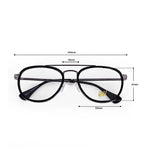 Hw unisex aviator optical