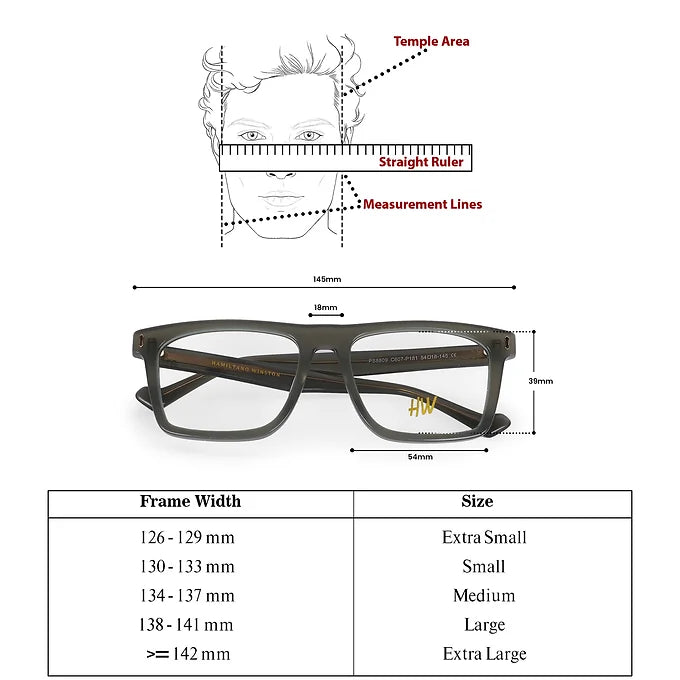 Hw grey wayfarer optical