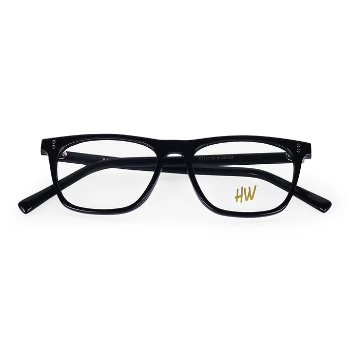 Hw black wayfarer optical