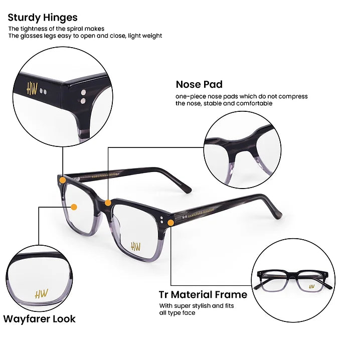 Hw grey dual shade optical
