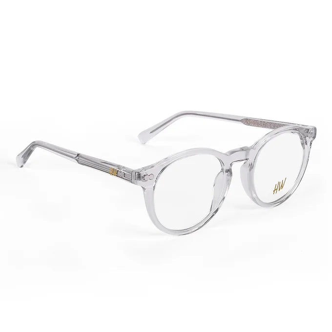 Hw transparent unisex round optical