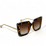 Leopard frame Brown lens