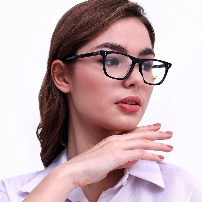 Hw black wayfarer optical