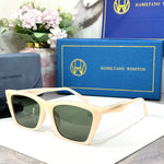 Nude pink 100% polarized quirky wayfarer