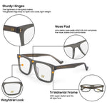 Hw grey wayfarer optical