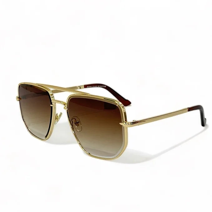 Brown metal wayfarer