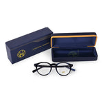 Hw blue dual shade round optical