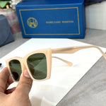 Nude pink 100% polarized quirky wayfarer