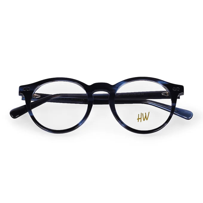 Hw blue dual shade round optical