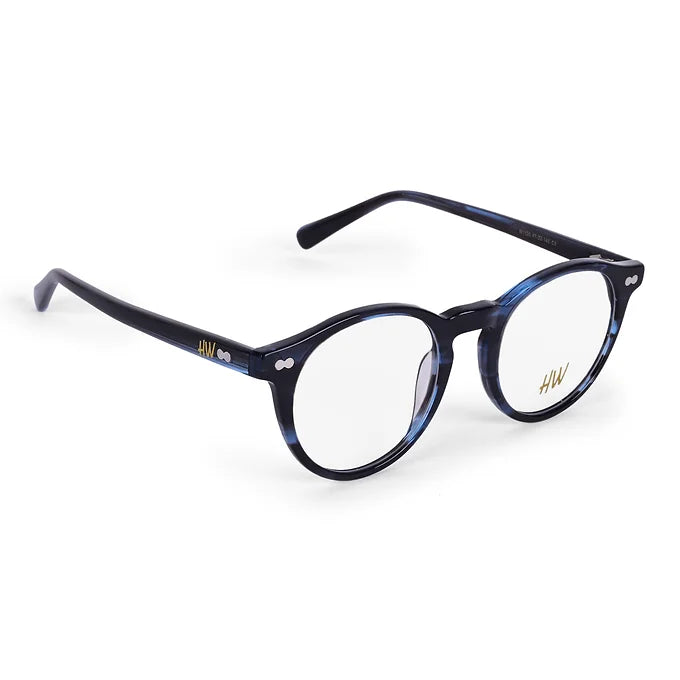 Hw blue dual shade round optical
