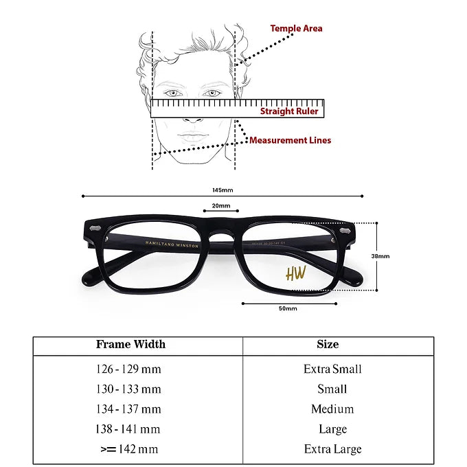 Hw wayfarer black optical
