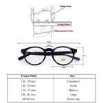 Hw blue dual shade round optical