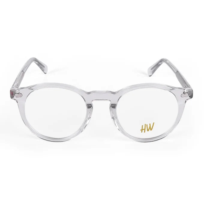 Hw transparent unisex round optical