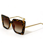 Leopard frame Brown lens