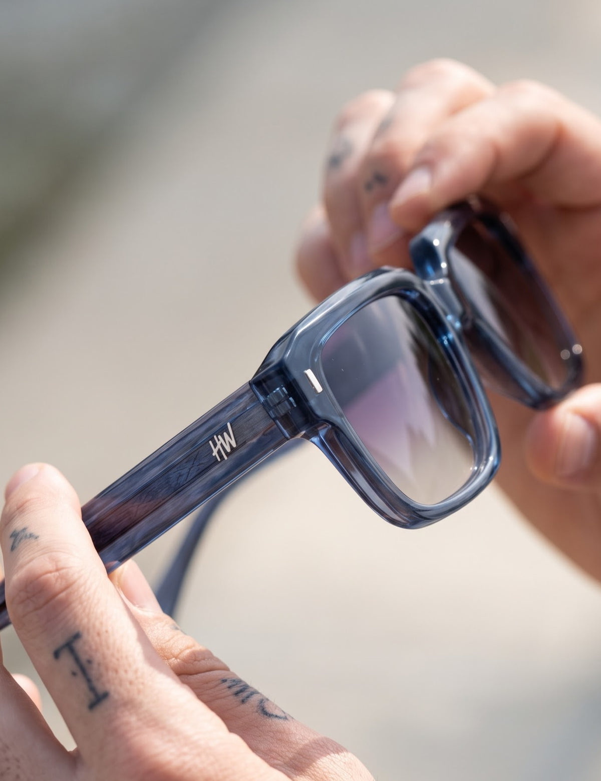 Hero Blue Wayfarer Uv-Protected Men Sunglasses
