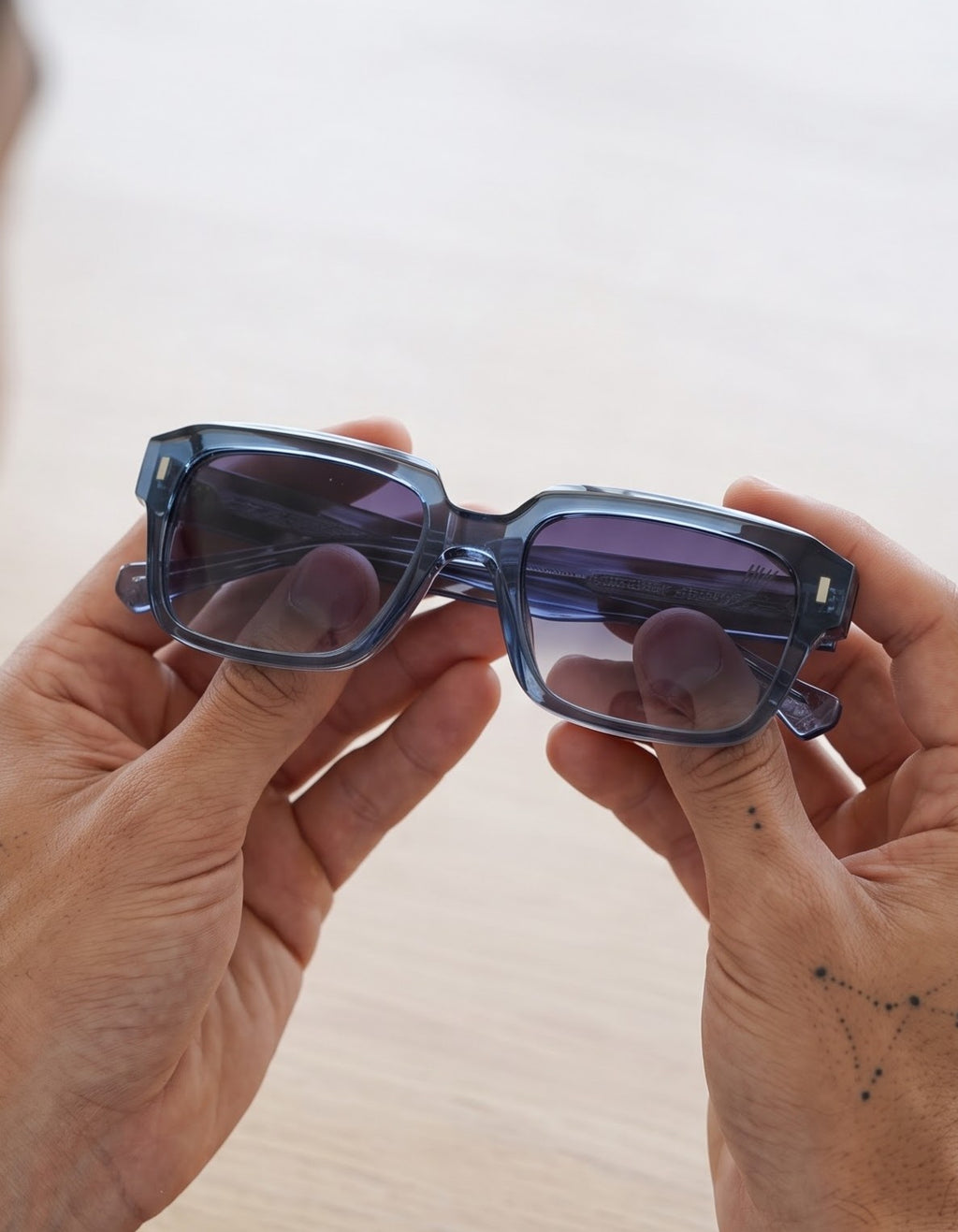 Hero Blue Wayfarer Uv-Protected Men Sunglasses