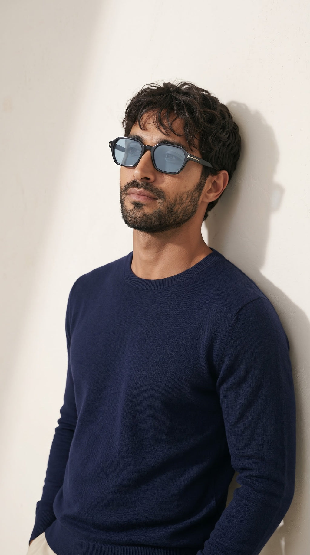 Galaxy Blue Uv-Protected Men Sunglasses