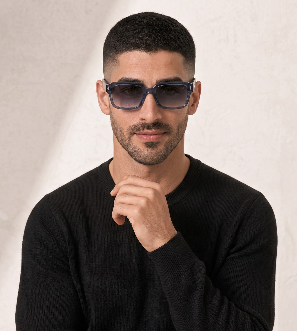 Hero Blue Wayfarer Uv-Protected Men Sunglasses