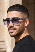 Hero Blue Wayfarer Uv-Protected Men Sunglasses