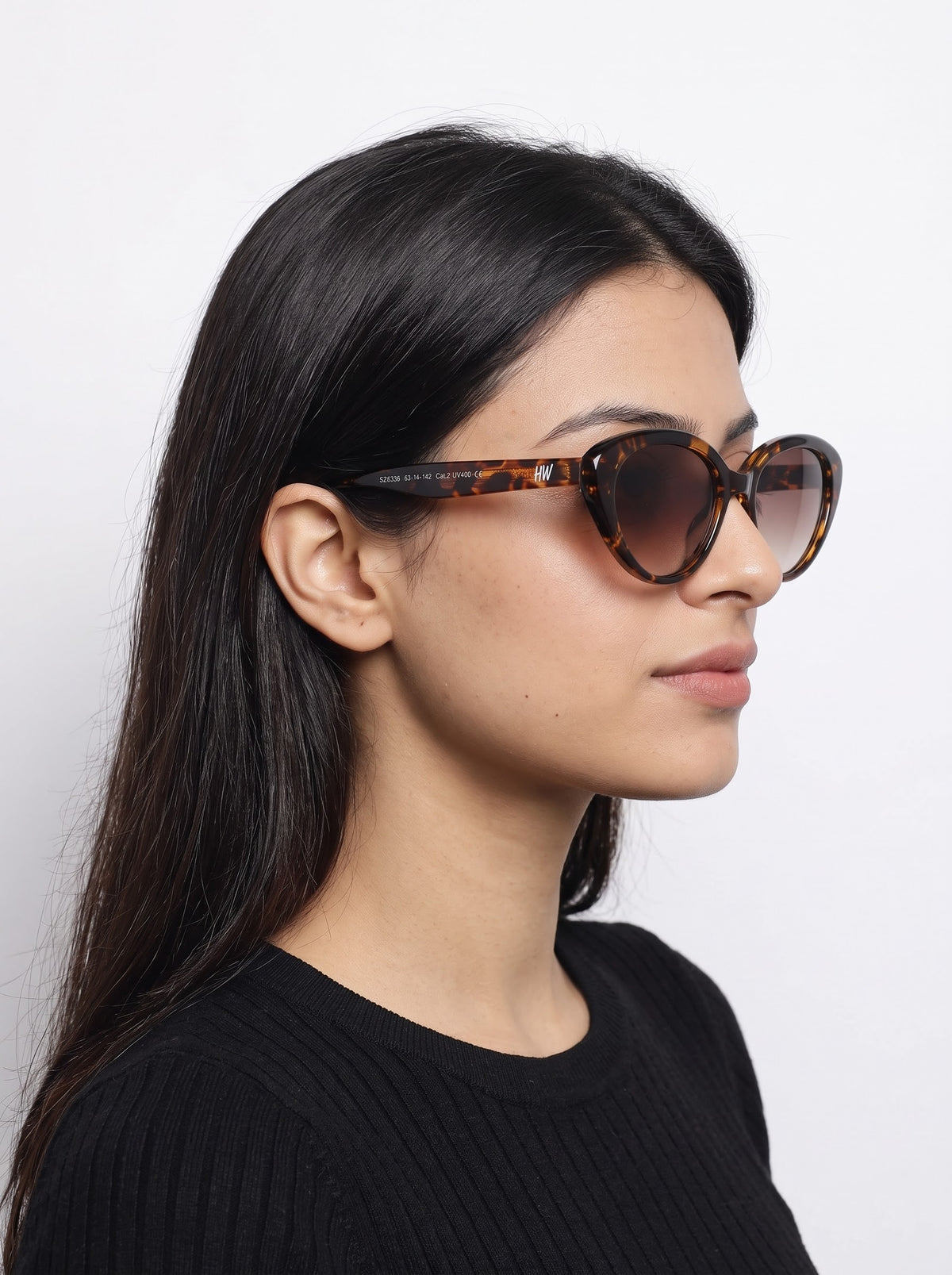 Catty Leopard Brown Women Sunglasses