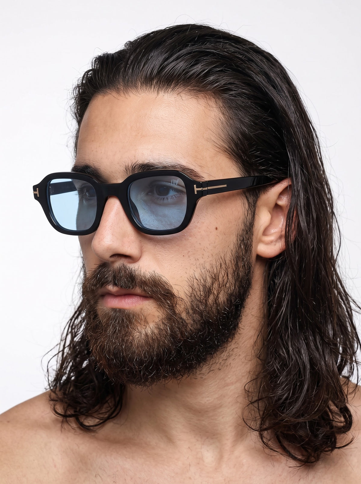 Supreme Blue Men Wayfarer Sunglasses
