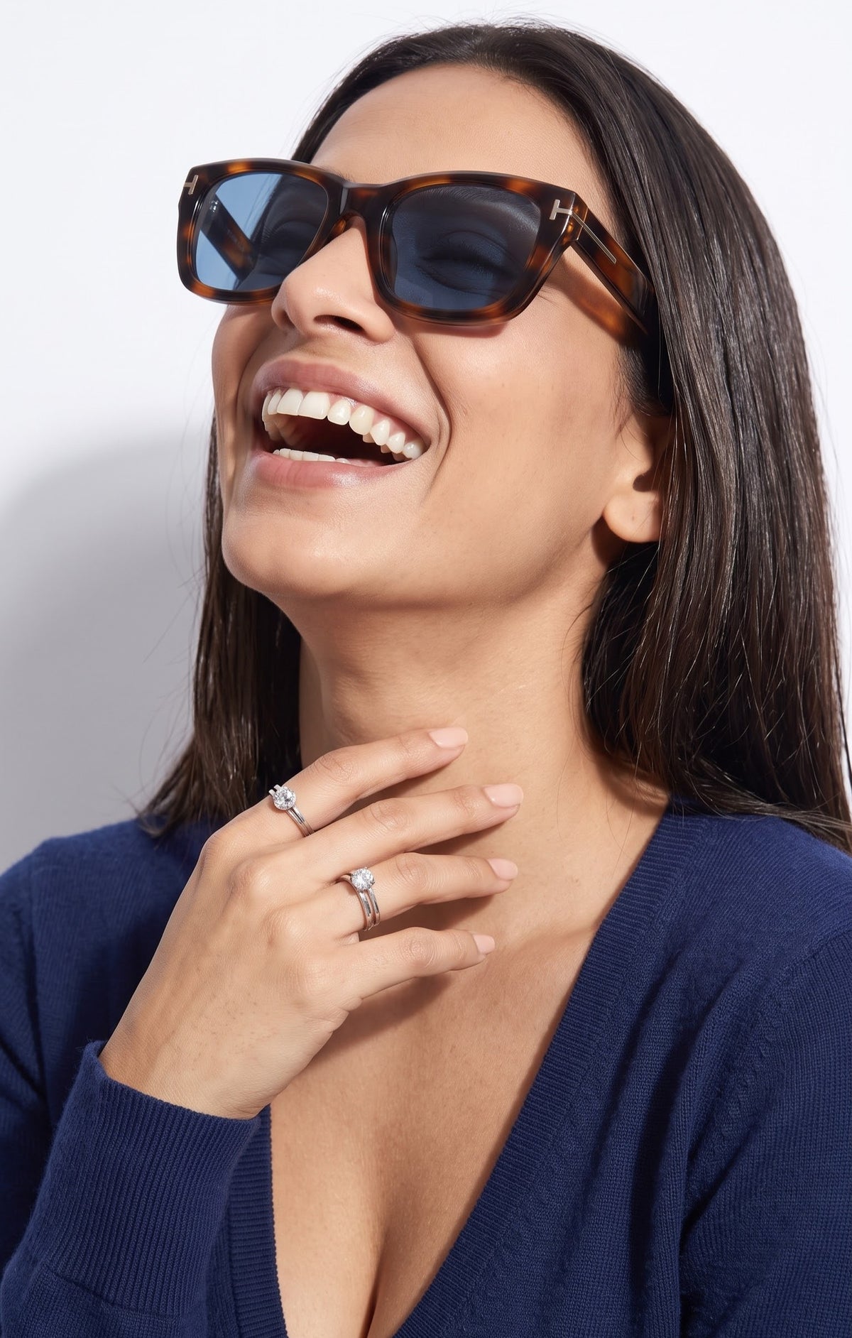 Luxe Leopard Blue Uv-Protected Women Sunglasses