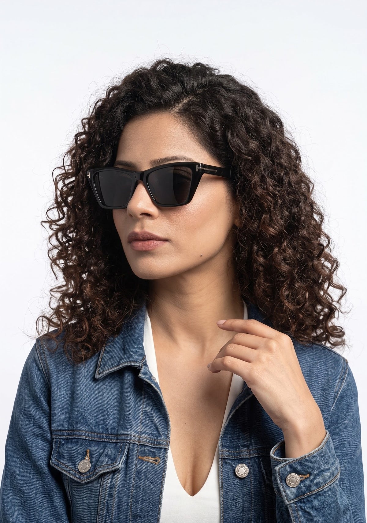 Catty Black Women Sunglasses