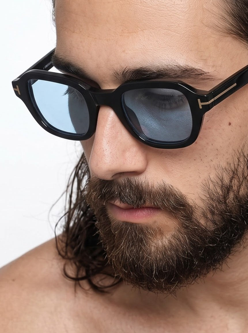 Supreme Blue Men Wayfarer Sunglasses
