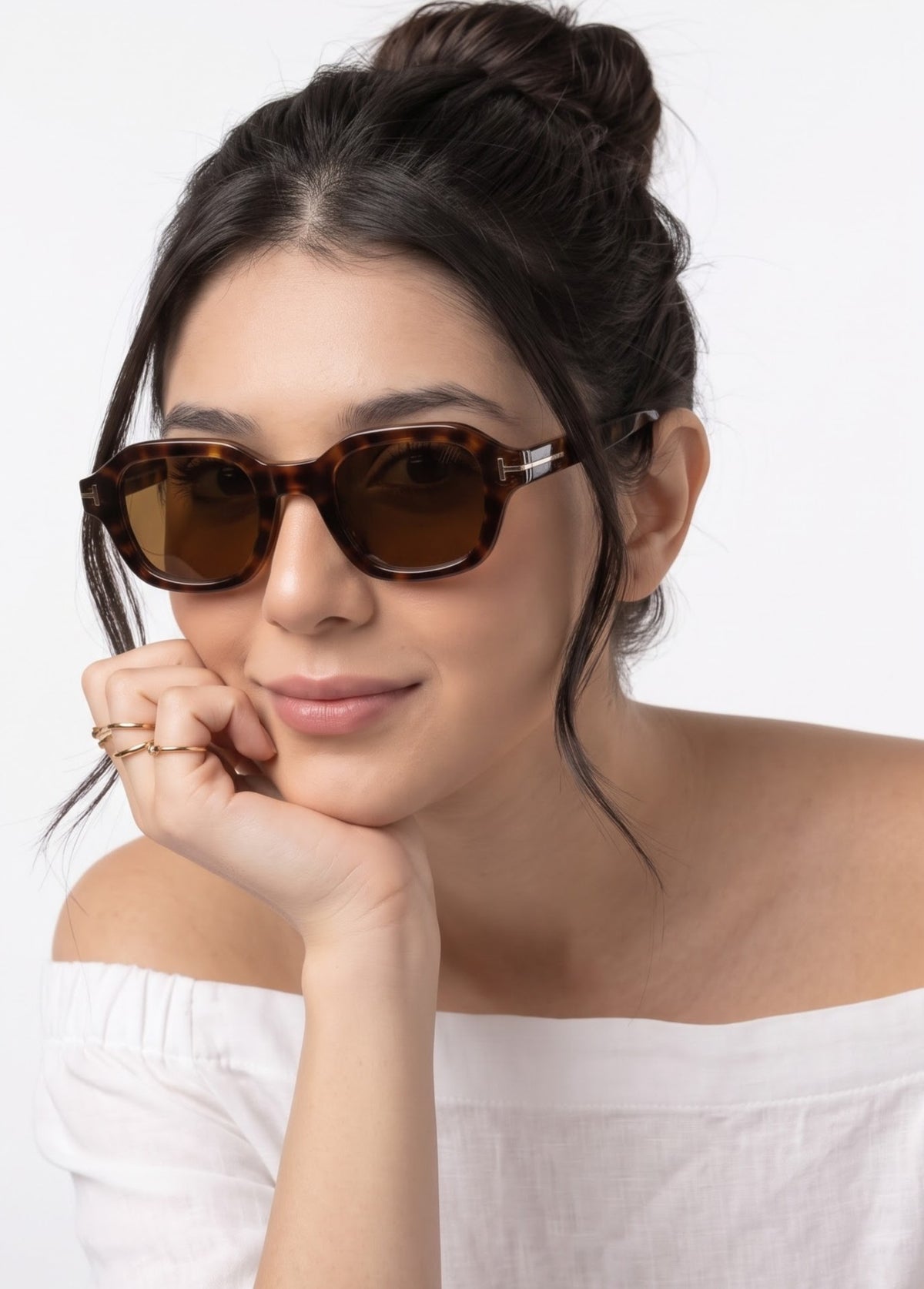 Luxe Blue-Grey Wayfarer Women Sunglasses